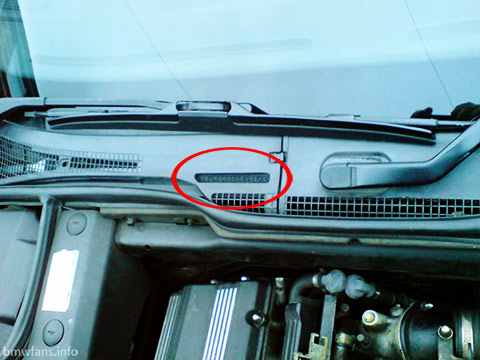 Bmw chassis number decoding #2